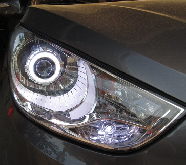 Độ bixenon  huyndai Tucson